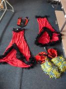 Three Burlesque Fancy Dress Costumes and Accessori