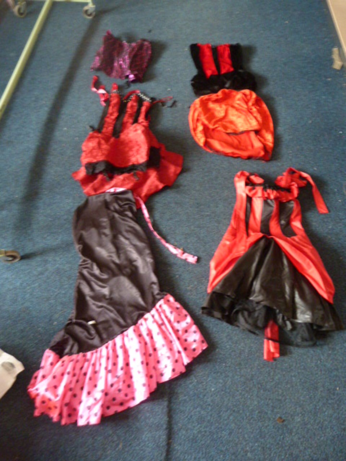 Five Burlesque Fancy Dress Costumes