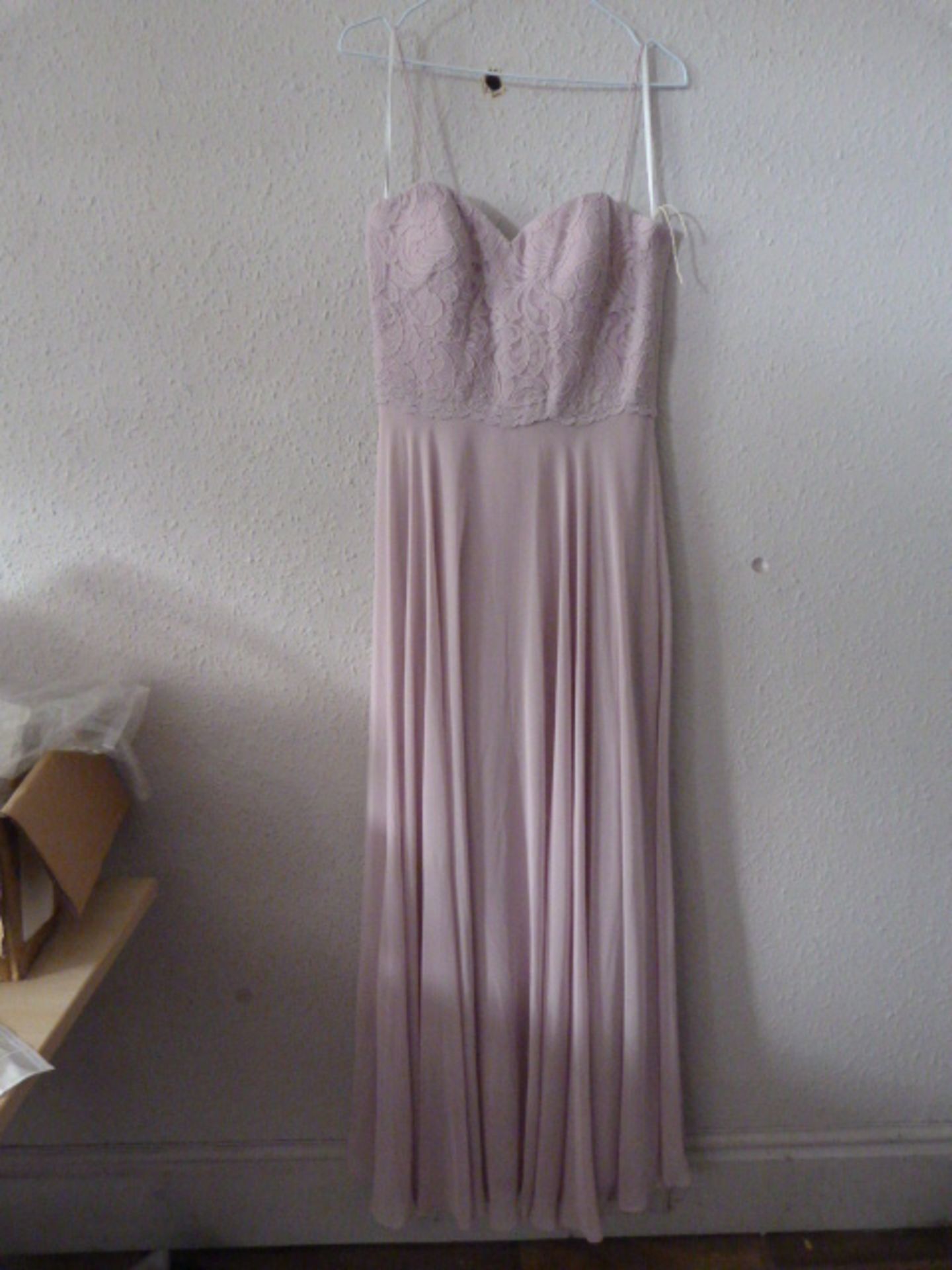 *Size: 8 Suede Rose Bridesmaid Dress