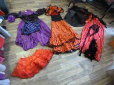 Five Burlesque Fancy Dress Costumes