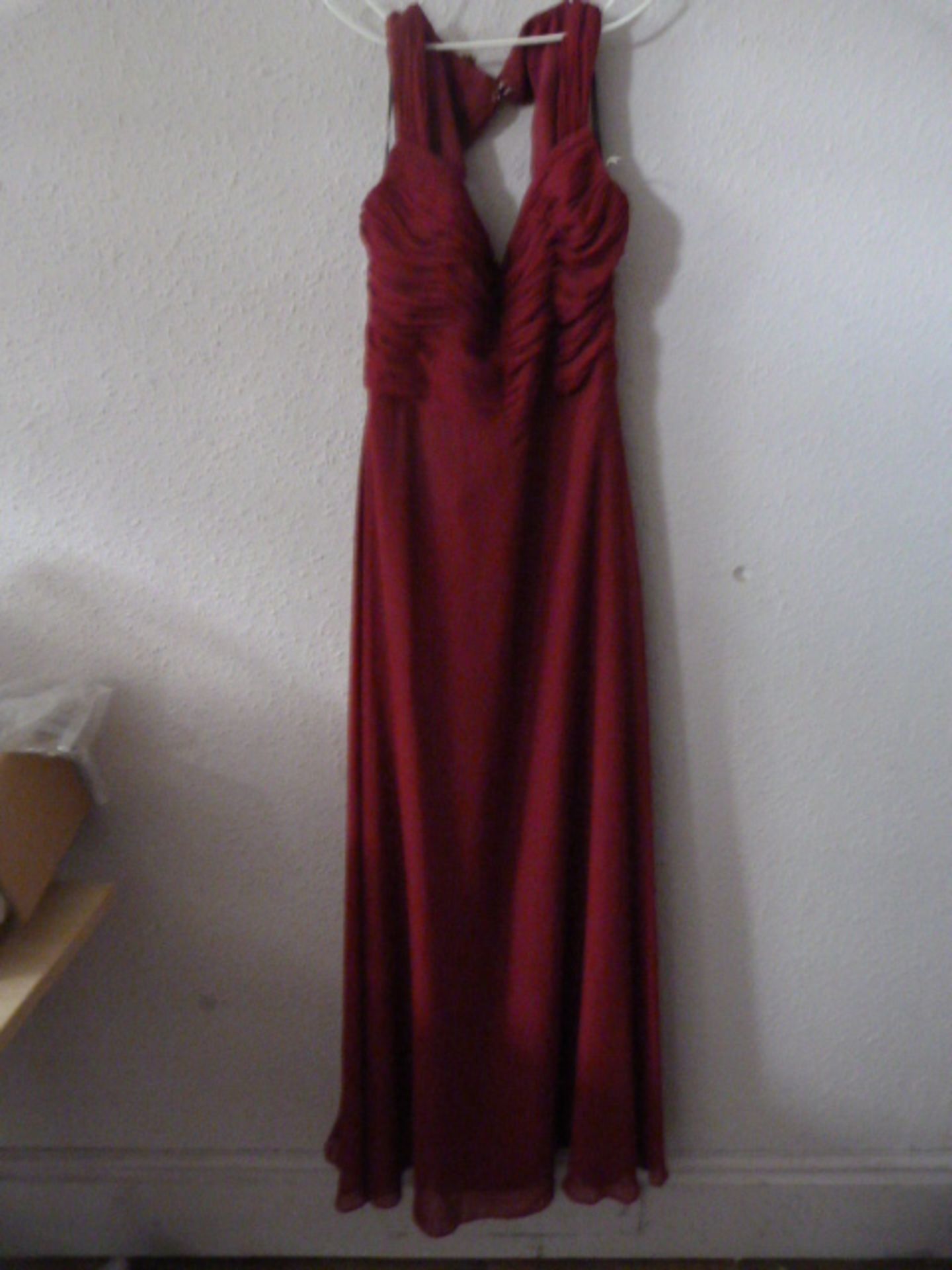 *Size: 12 Burgundy Bridesmaid Dress