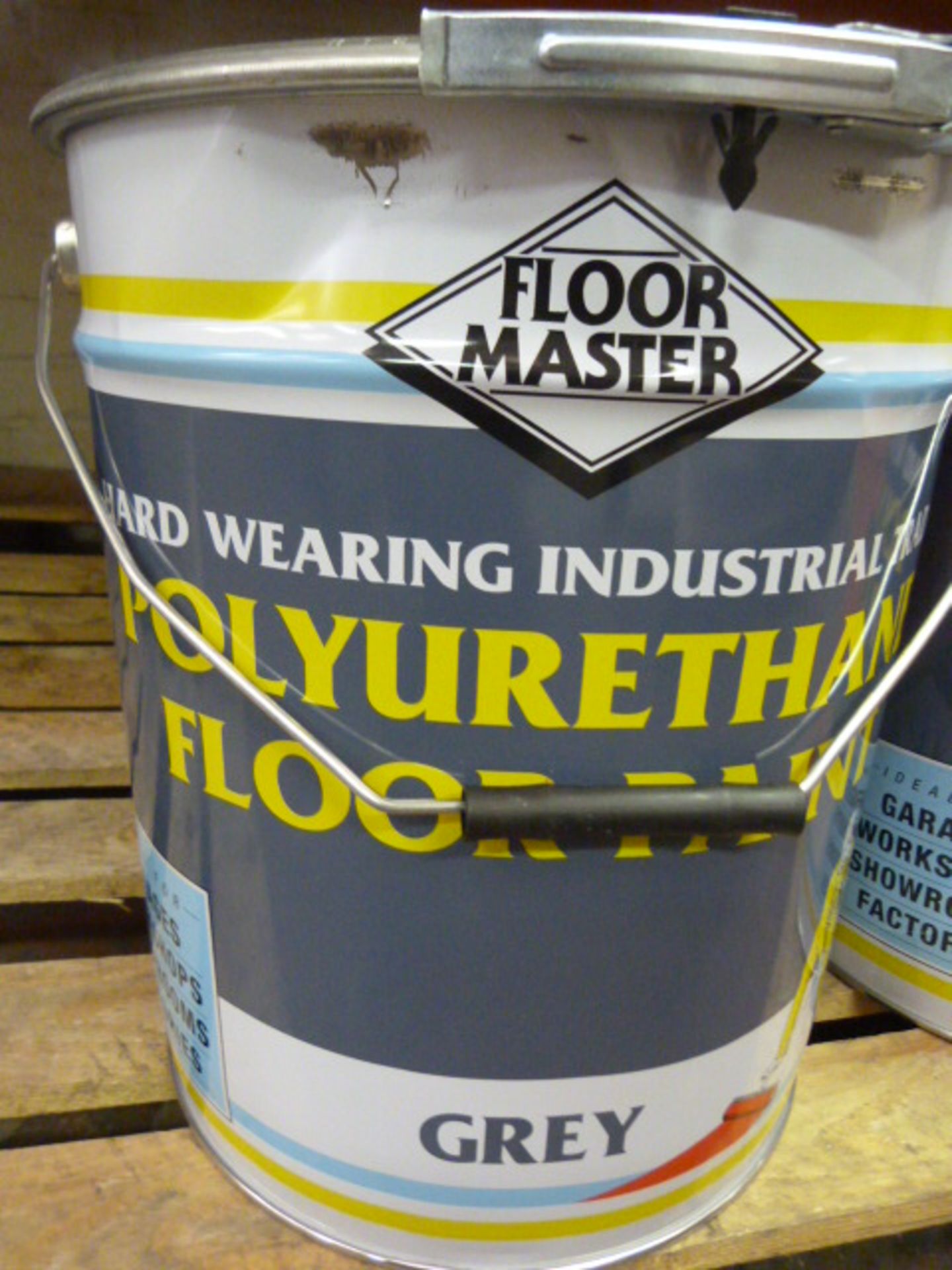 *20L Tin of Floormaster Grey Polyurethane Floor Pa