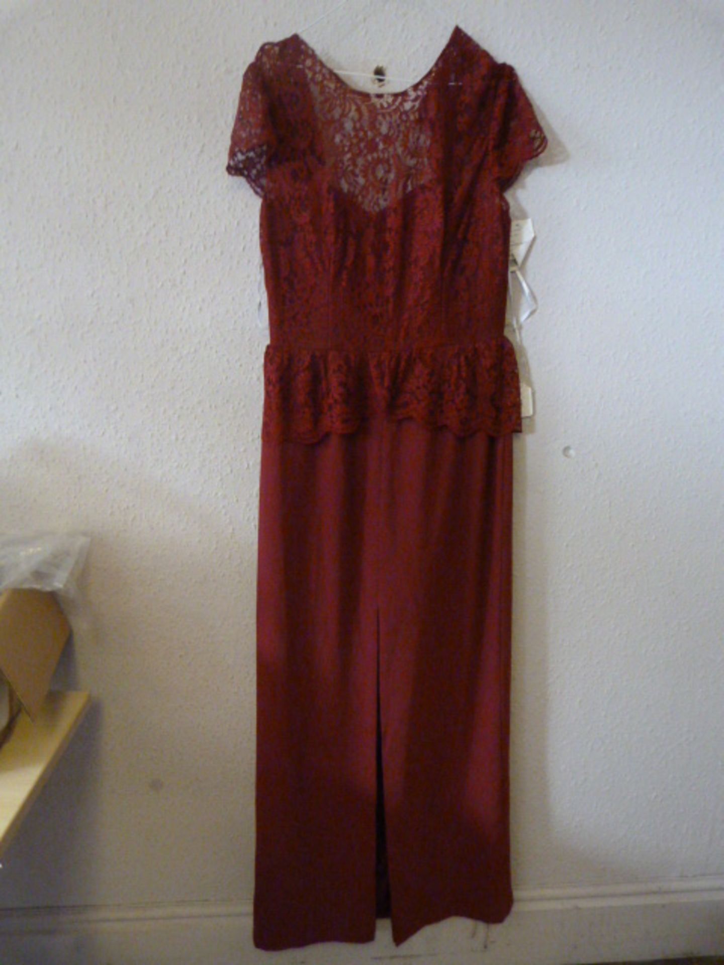 *Size: 12 Burgundy Bridesmaid Dress