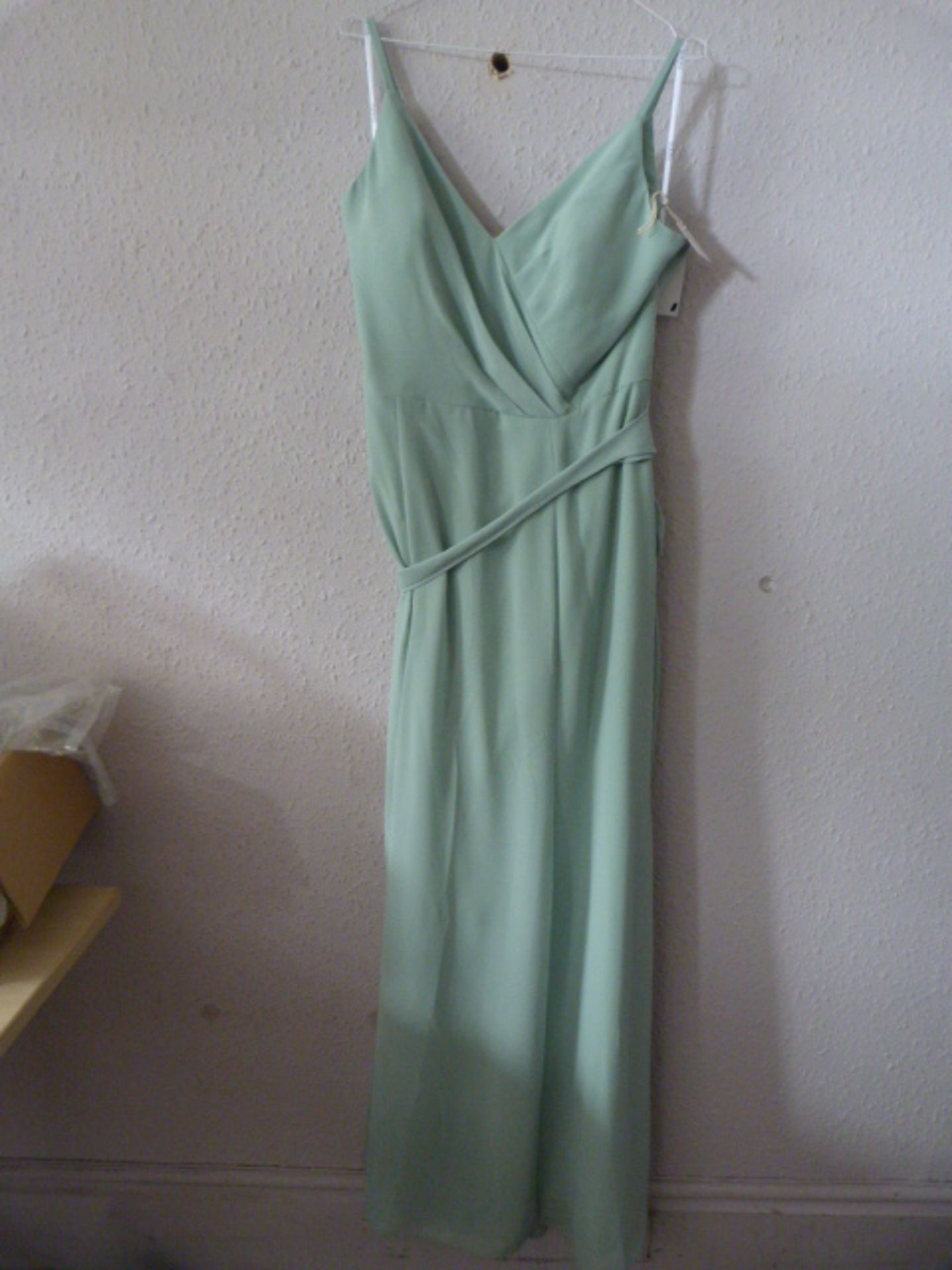 *Size: 14 Sea Grass Bridesmaid Dress