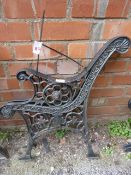 Pair of Cast Iron Bench Ends