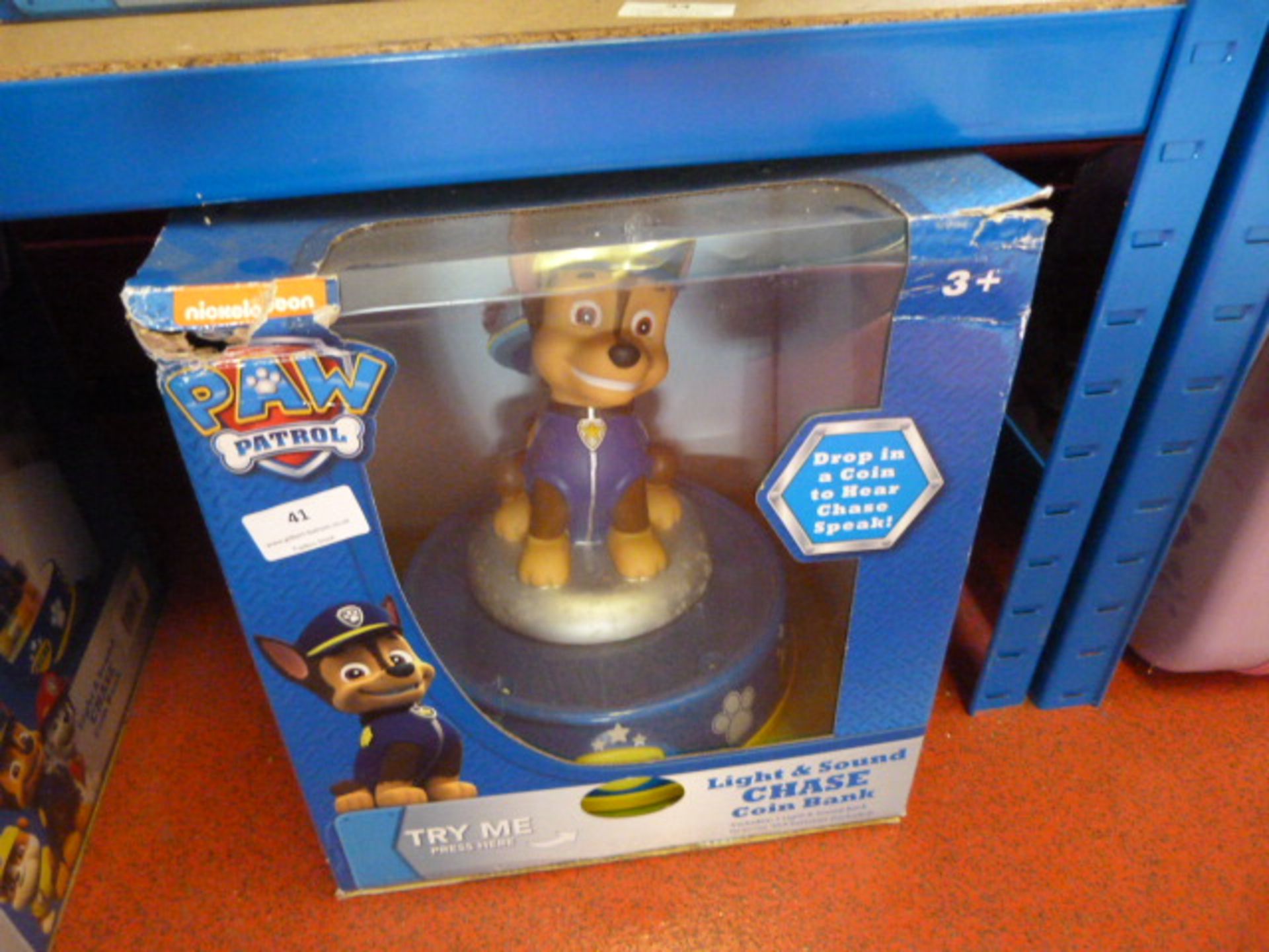 *Paw Patrol Chase Coin Bank