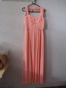 *Size: 14 Apricot Bridesmaid Dress