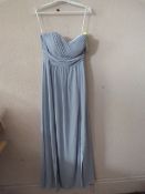 *Social Size: 6 Cloudy Blue Bridesmaid Dress