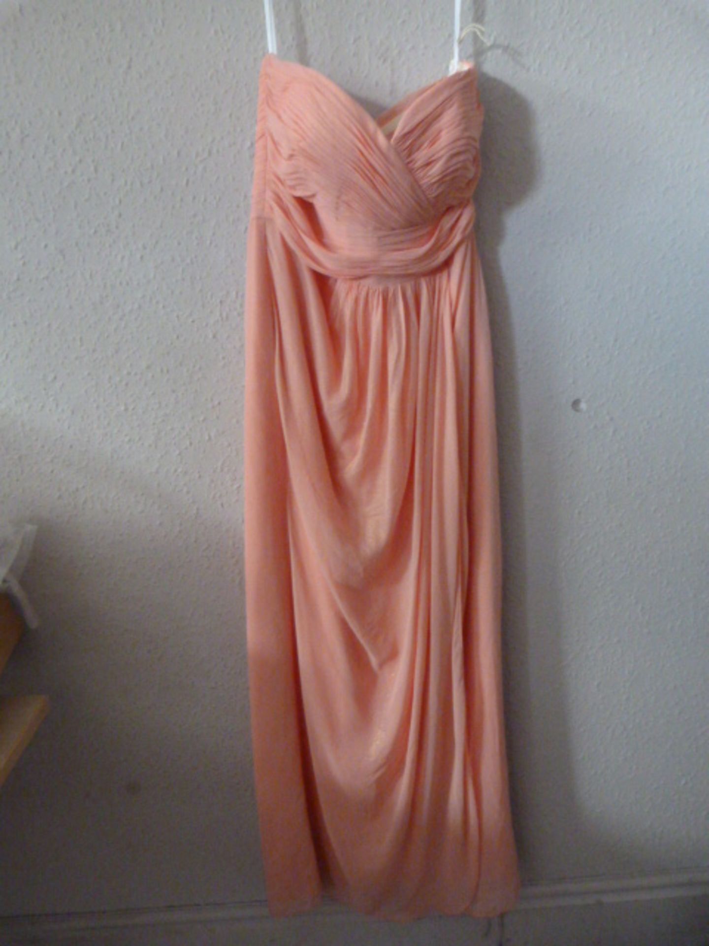*Size: 10 Apricot Gold Bridesmaid Dress