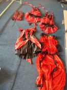 Five Burlesque Fancy Dress Costumes