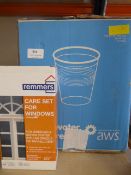 Box of Plastic Water Cups and Remmers Care Set for