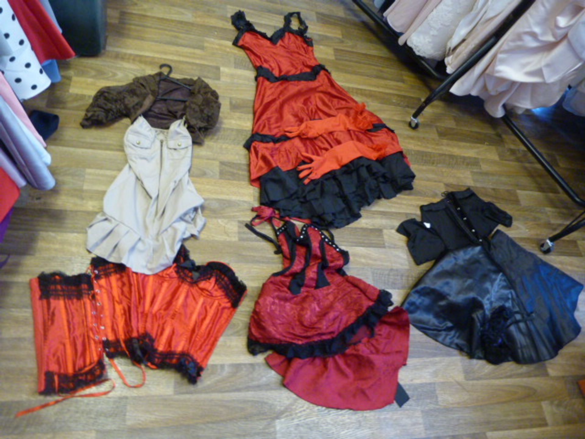 Five Burlesque Fancy Dress Costumes