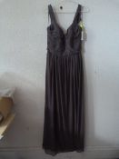 *Size: 14 Gunmetal Bridesmaid Dress