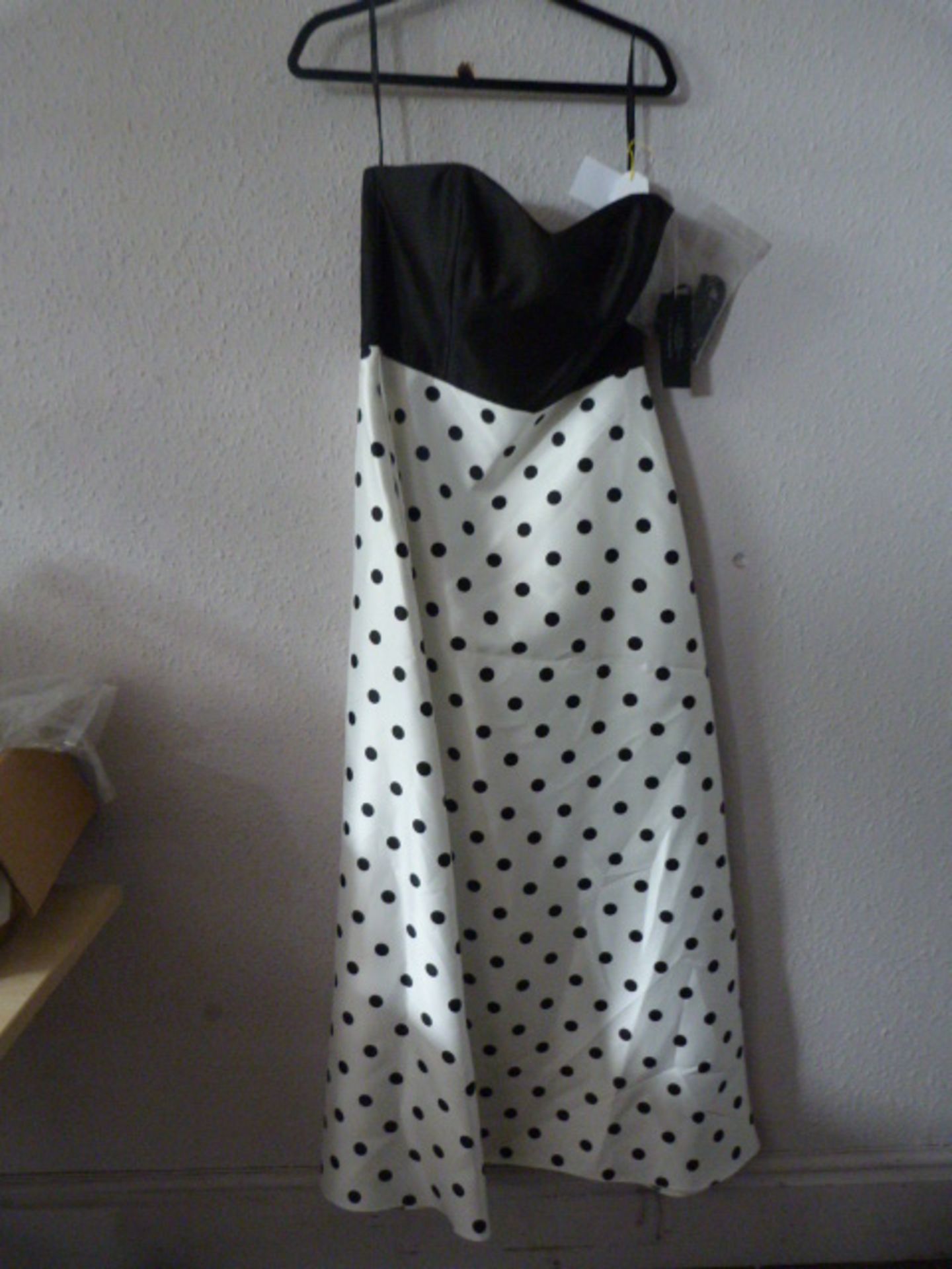 *Size: 12 Polka Dot Bridesmaid Dress
