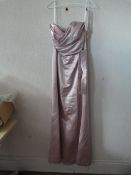 *Size: 8 Suede Rose Bridesmaid Dress