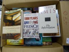 Box of Paper Back and Hardback Novels