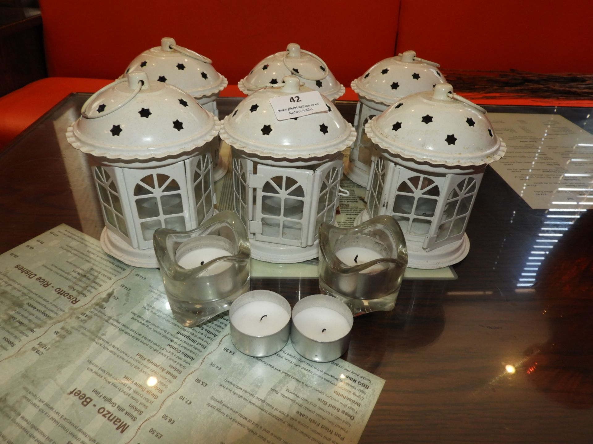 *Six Candle Lanterns