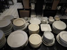 *Large Assortment of White Crockery and Tableware