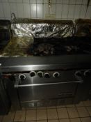 *Garland Six Burner Gas Cooker over Oven 92x90cm