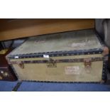 Canvas Steamer Trunk