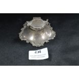 Hallmarked Sterling Silver inkwell