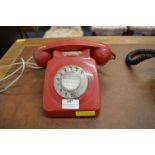 Vintage Red Telephone