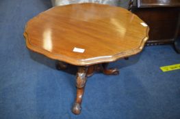 Pie Crust Coffee Table on Tripod Base