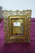 Ornamental Brass Photo Frame