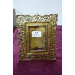 Ornamental Brass Photo Frame