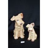 Two Sylvac Terriers