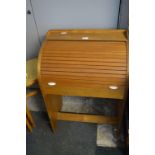 Retro Roll Top Mormet 1950s Child's Desk