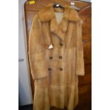 1970's Cony Fur Coat ~Size: 8-10