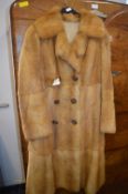 1970's Cony Fur Coat ~Size: 8-10