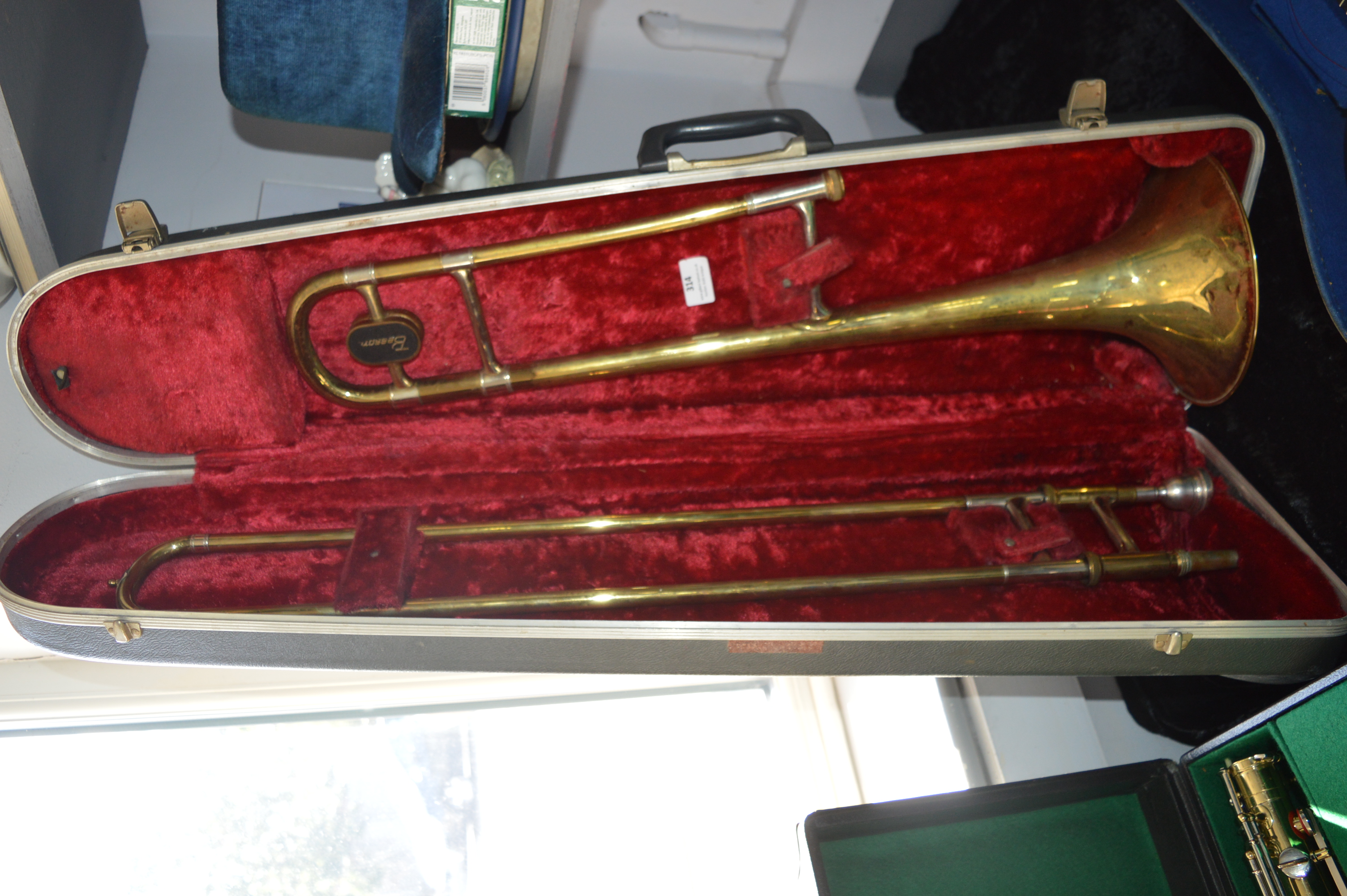 Cased Trombone by Bessom