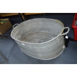 Galvanised Bath Tub