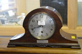 1930's Presentation Mantel Clock