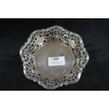 Pierced Silver Dish ~149.5g