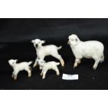 Beswick Sheep and Lambs