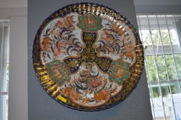 Large Japanese Imari Wall Charger