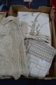 Vintage Hand Embroidered Linens, Tablecloths, etc.