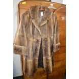 1940's Musquash Fur Coat