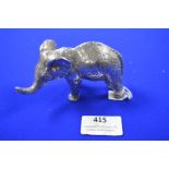 Hallmarked Filled Silver Elephant