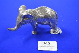 Hallmarked Filled Silver Elephant