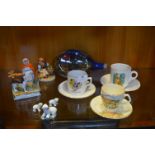 Children's Breakfast Cups & Saucers plus Hummel Figure, etc.