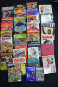 Thirty Three Football Books Including Shoot Annuals 1970's, etc.