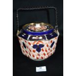 Crown Derby 1930's Biscuit Barrel