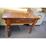 Victorian Mahogany Low Table with Drawer