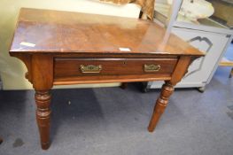 Victorian Mahogany Low Table with Drawer