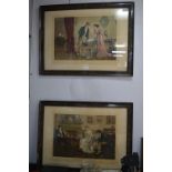 Two Framed Victorian Prints after C. Haigh Wood