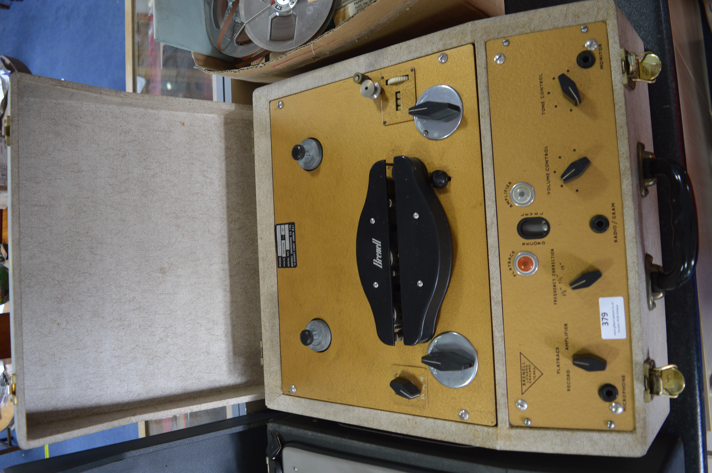 Brenell Reel-to-Reel Tape Recorder Mk.V TR - Image 4 of 4